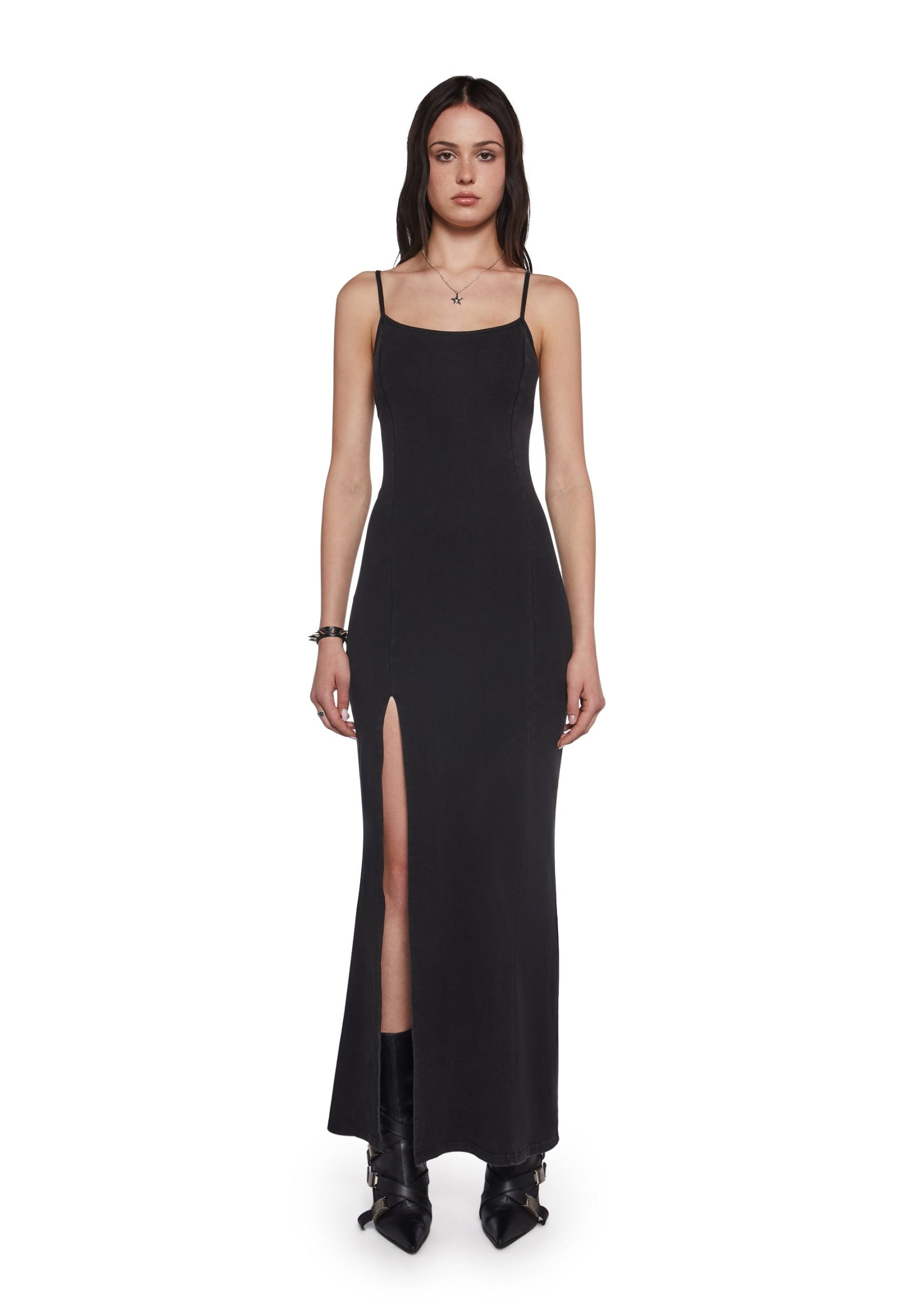 Elegant Grunge Maxi Dress