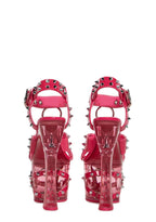 Twisted Darkness Platform Heels – Pink
