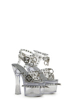Romantic Misfit Platform Heels – Silver
