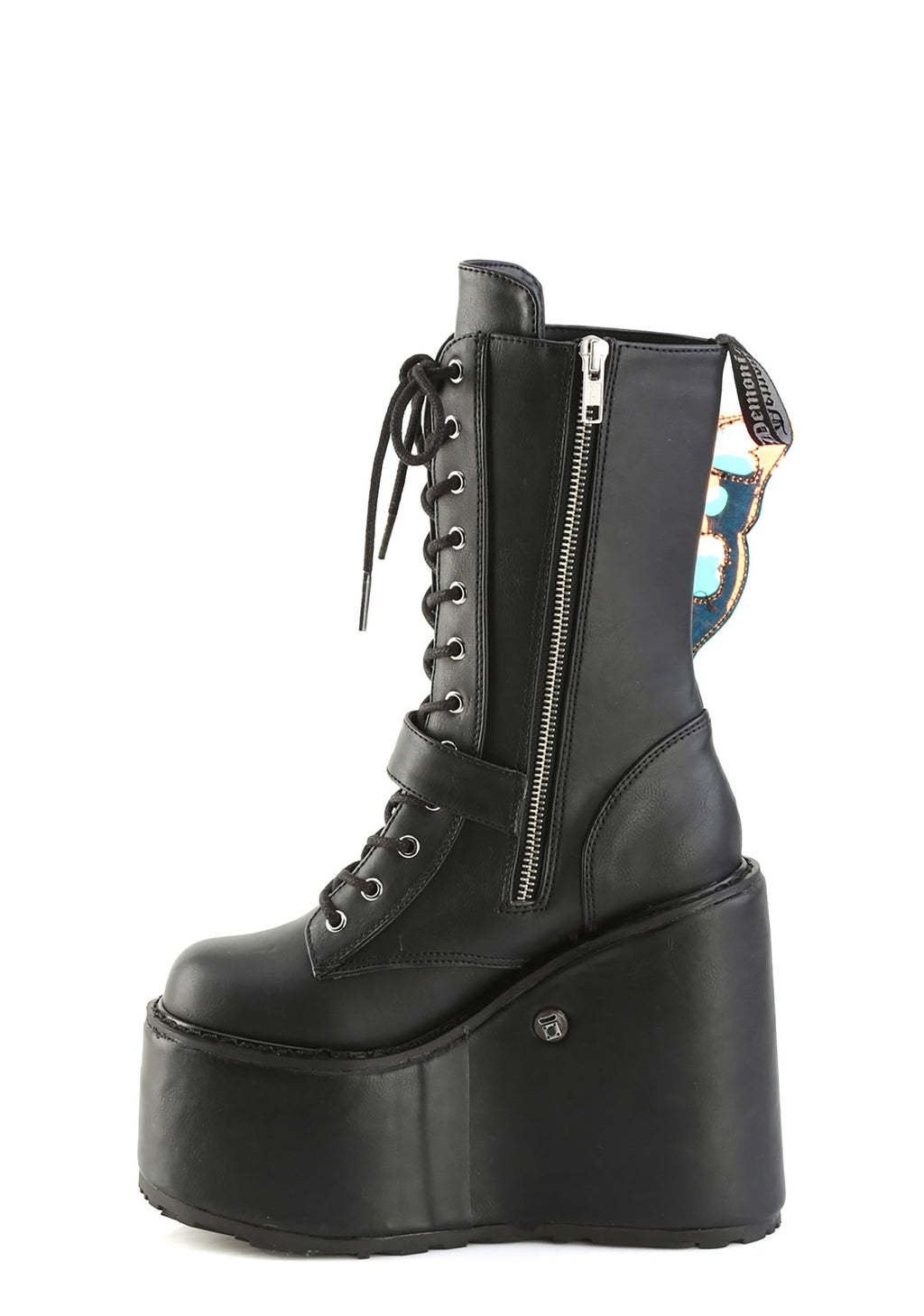 Blaze-158 Platform LED Light-Up Mid-Calf Boots