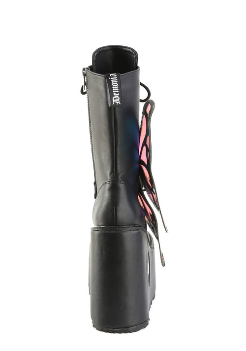 Blaze-158 Platform LED Light-Up Mid-Calf Boots