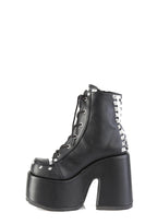 Camel-208 Platform Ankle Boots