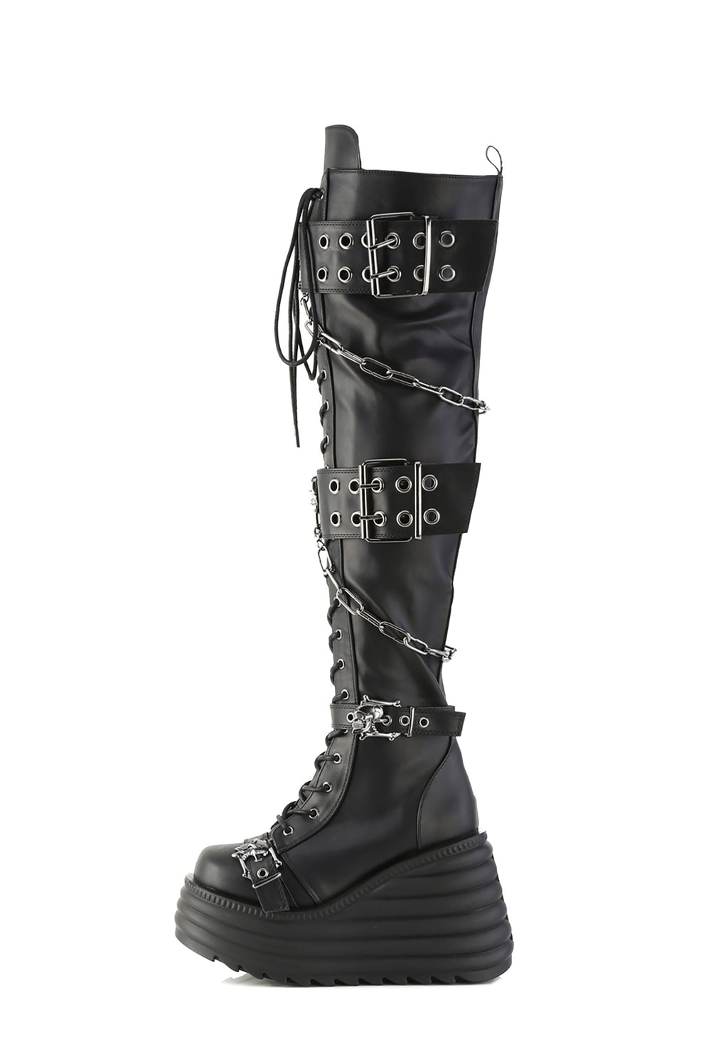 Morte-312 Platform Thigh High Boots