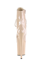 Flamingo-1020 Platform Ankle Boots-Nude