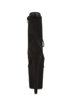 Flamingo-1020FS Platform Ankle Boots-Black