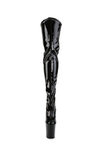 Flamingo-3000 Platform Thigh High Boots-Black