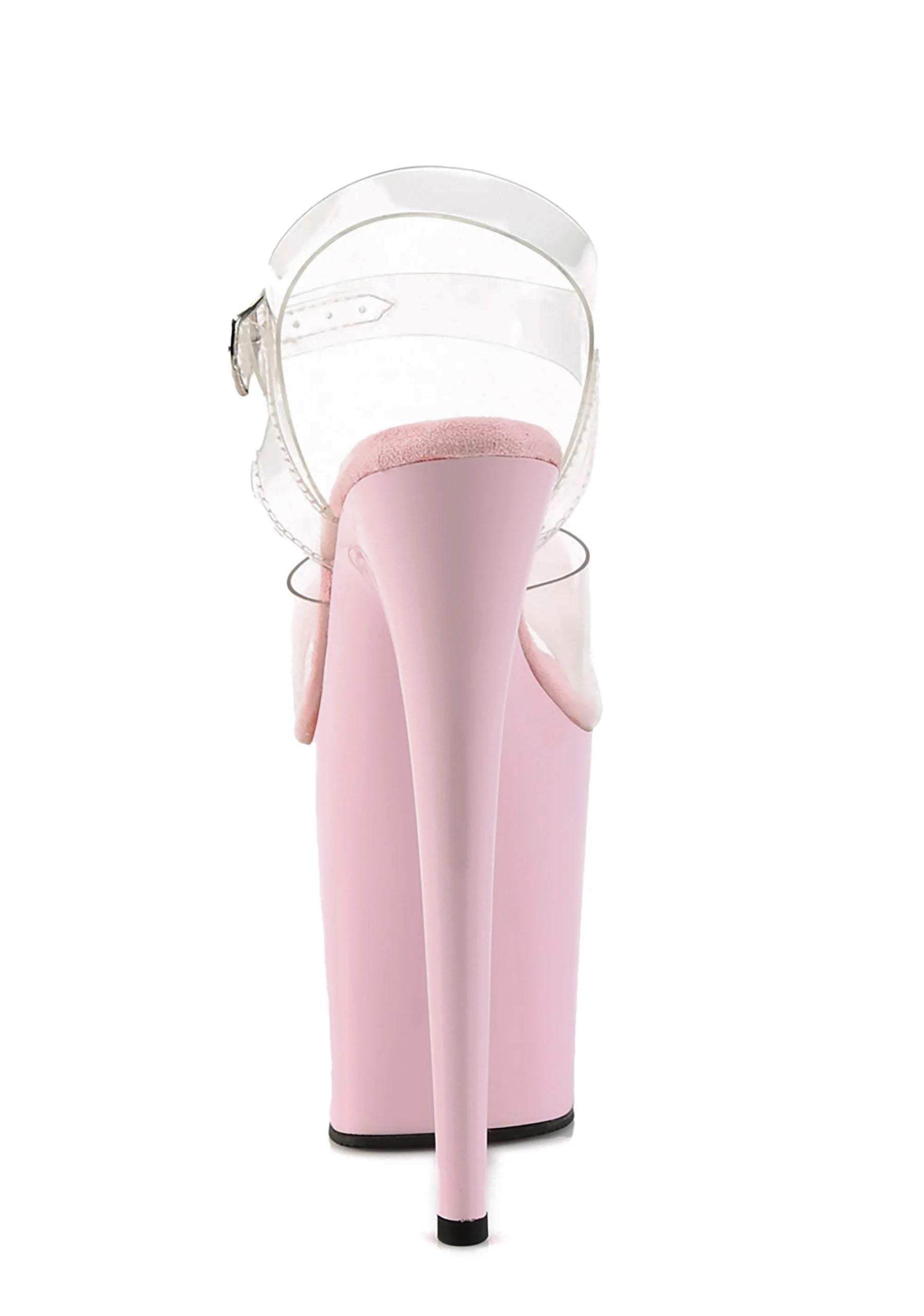 Flamingo-808 Platform Ankle Strap Sandals-Baby Pink