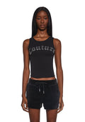 Big Bling Couture Tank Top – Black