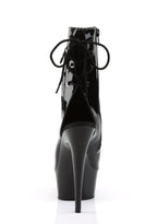 Delight-1018 Platform Ankle Boots-Black
