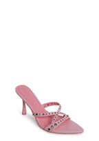Total Perks Studded Mules – Pink