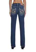 30″ Mid Rise Denim Boot Jeans