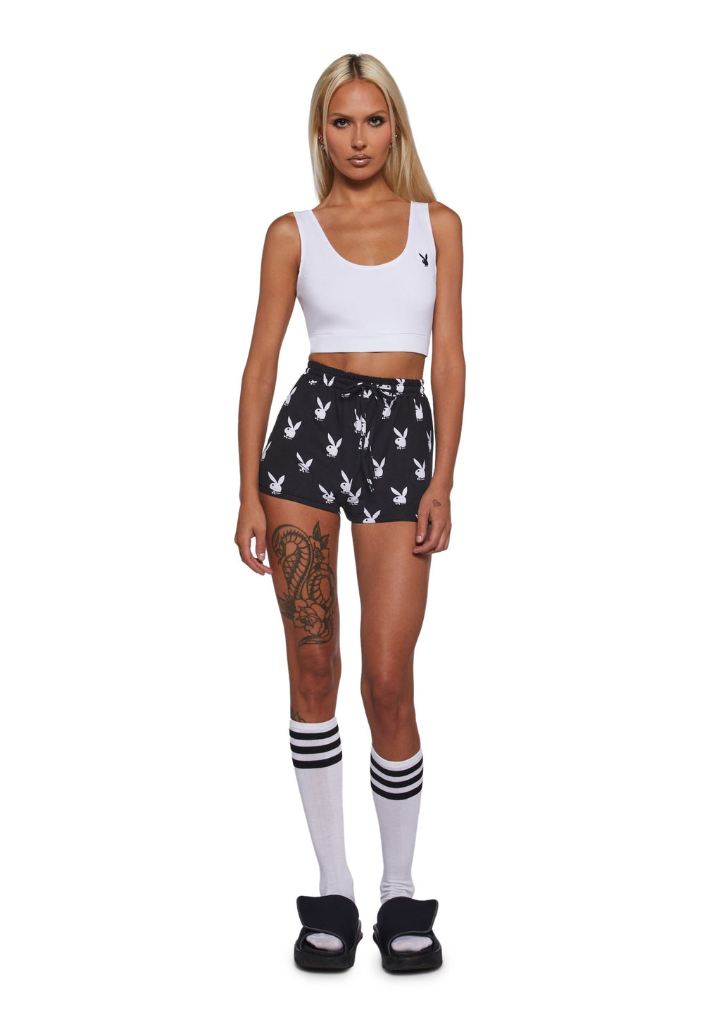 Playboy Slumber Bunny Set – Black