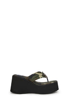 My Command Platform Thong Sandals