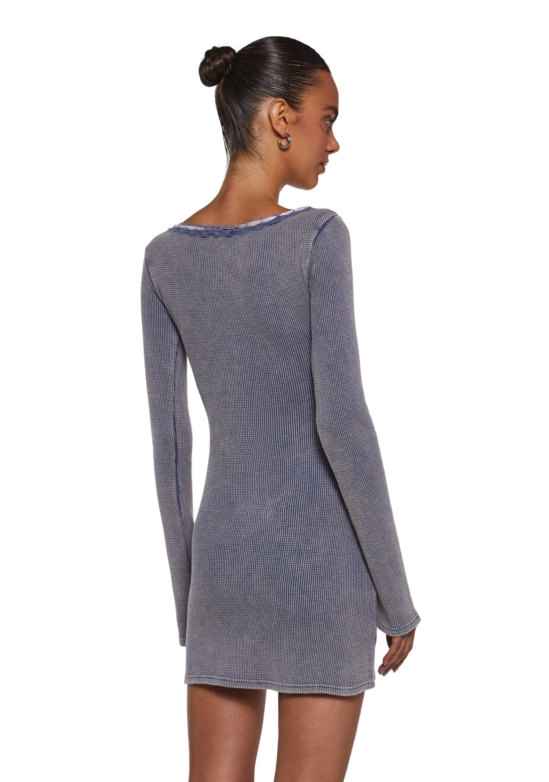 Pen Pals Thermal Mini Dress