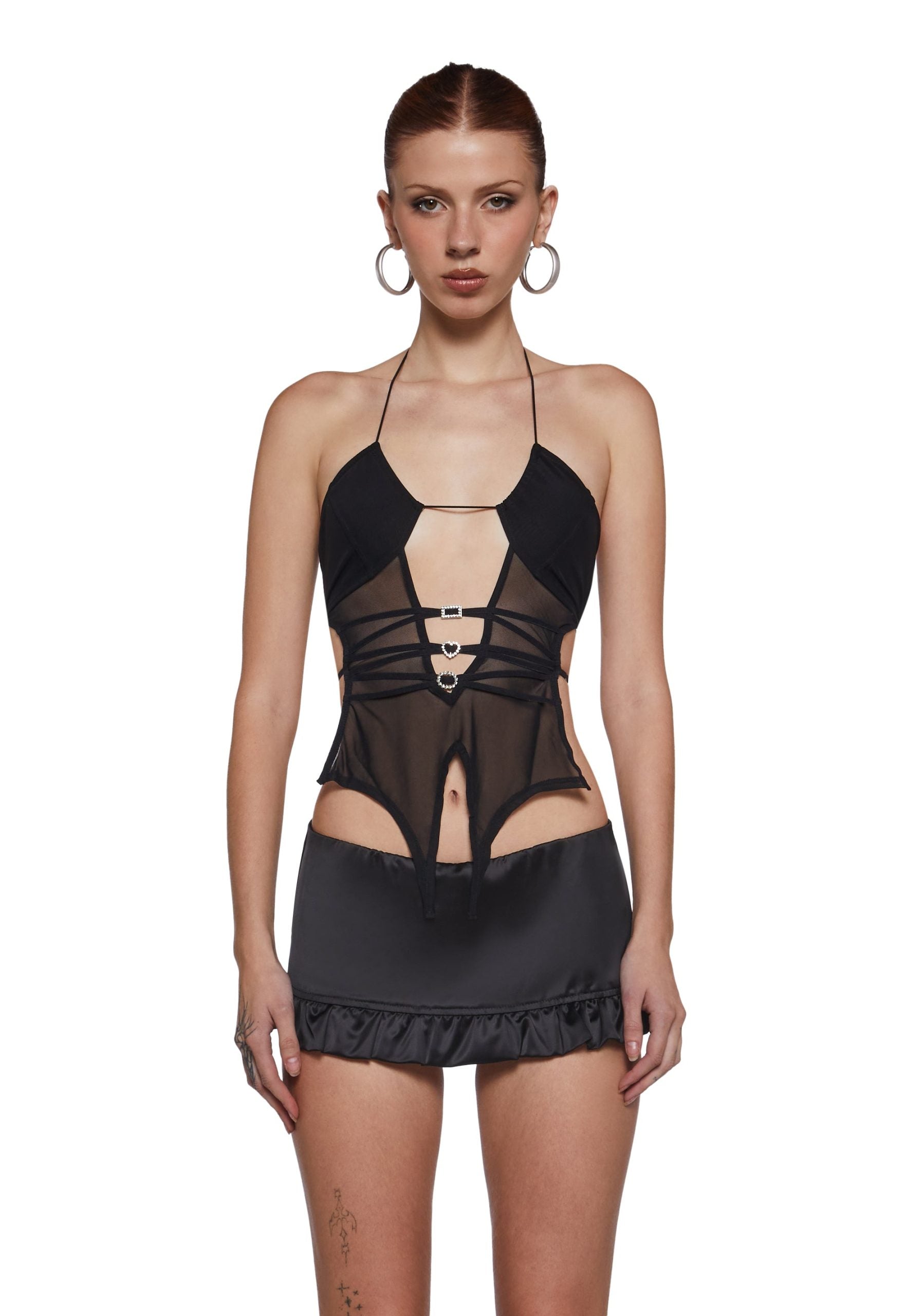 Love On Mesh Top