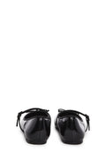 Woven Love Ballet Flats – Black