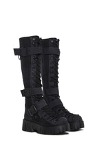 Low Traitor Knee High Boots – Black
