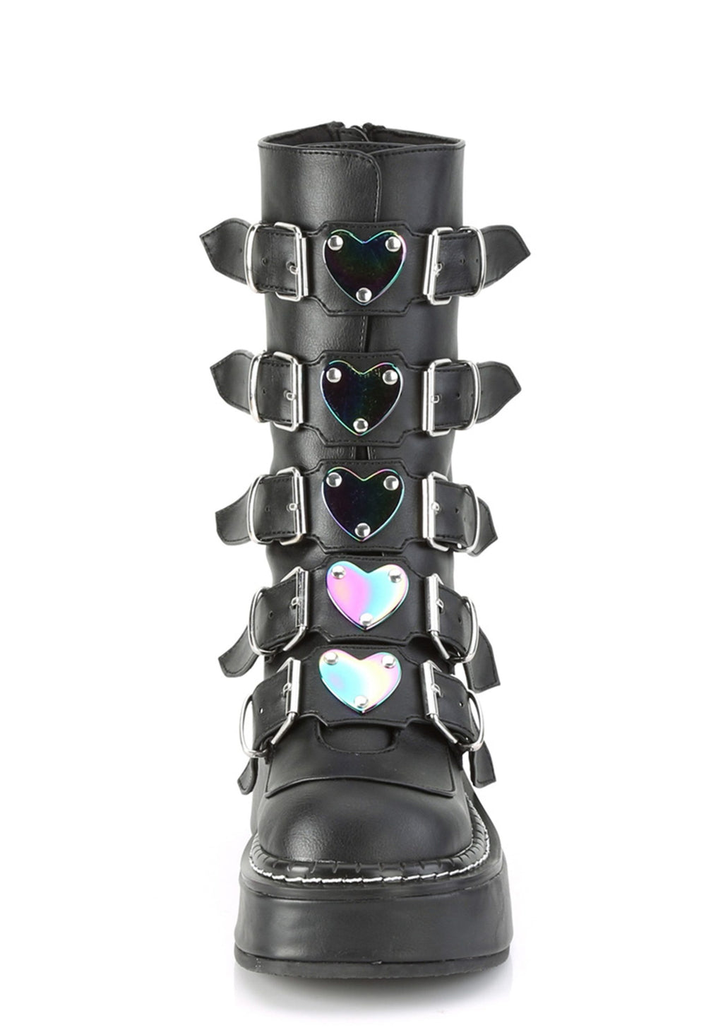 EMILY-330 Platform Calf High Boots