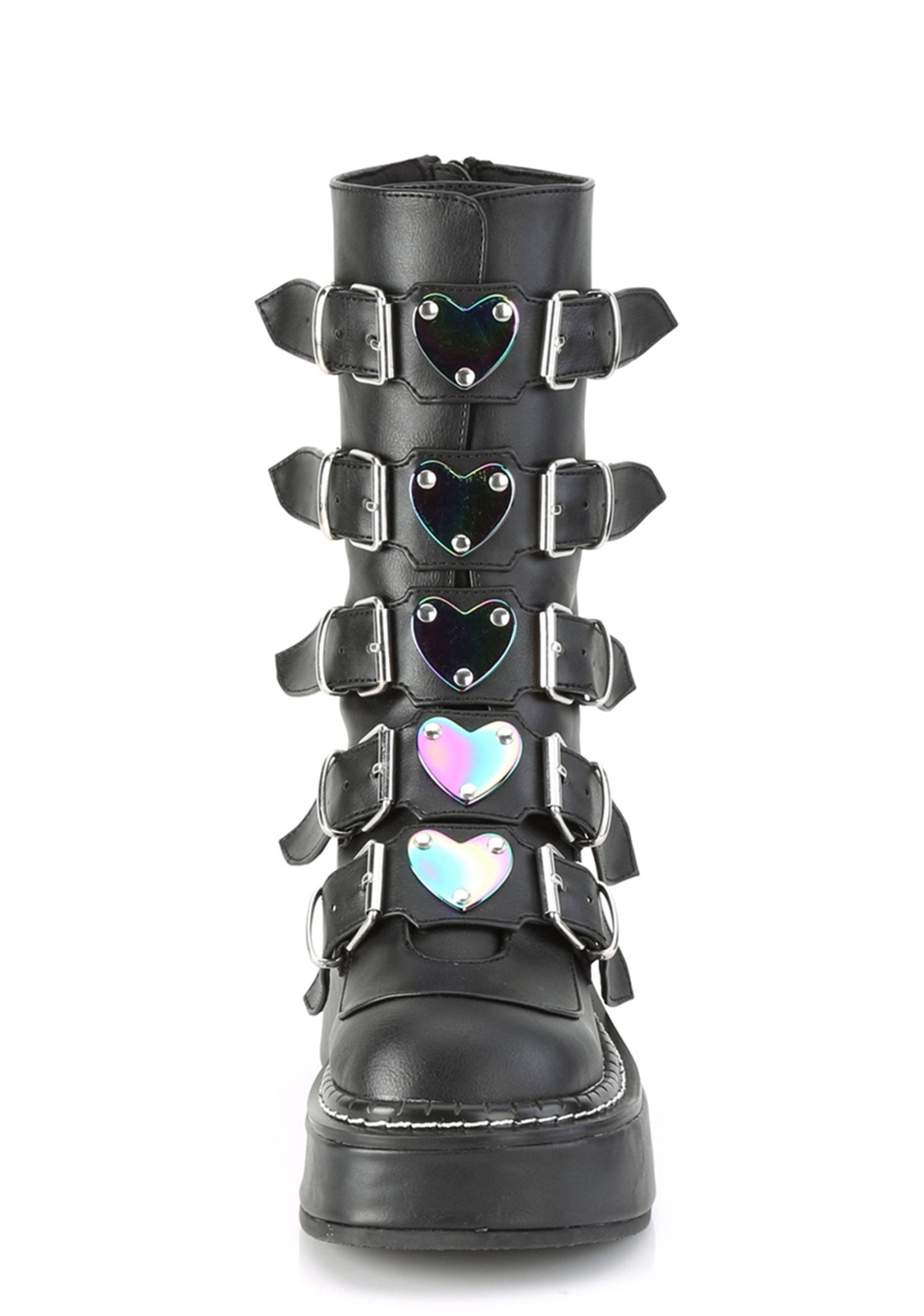 EMILY-330 Platform Calf High Boots