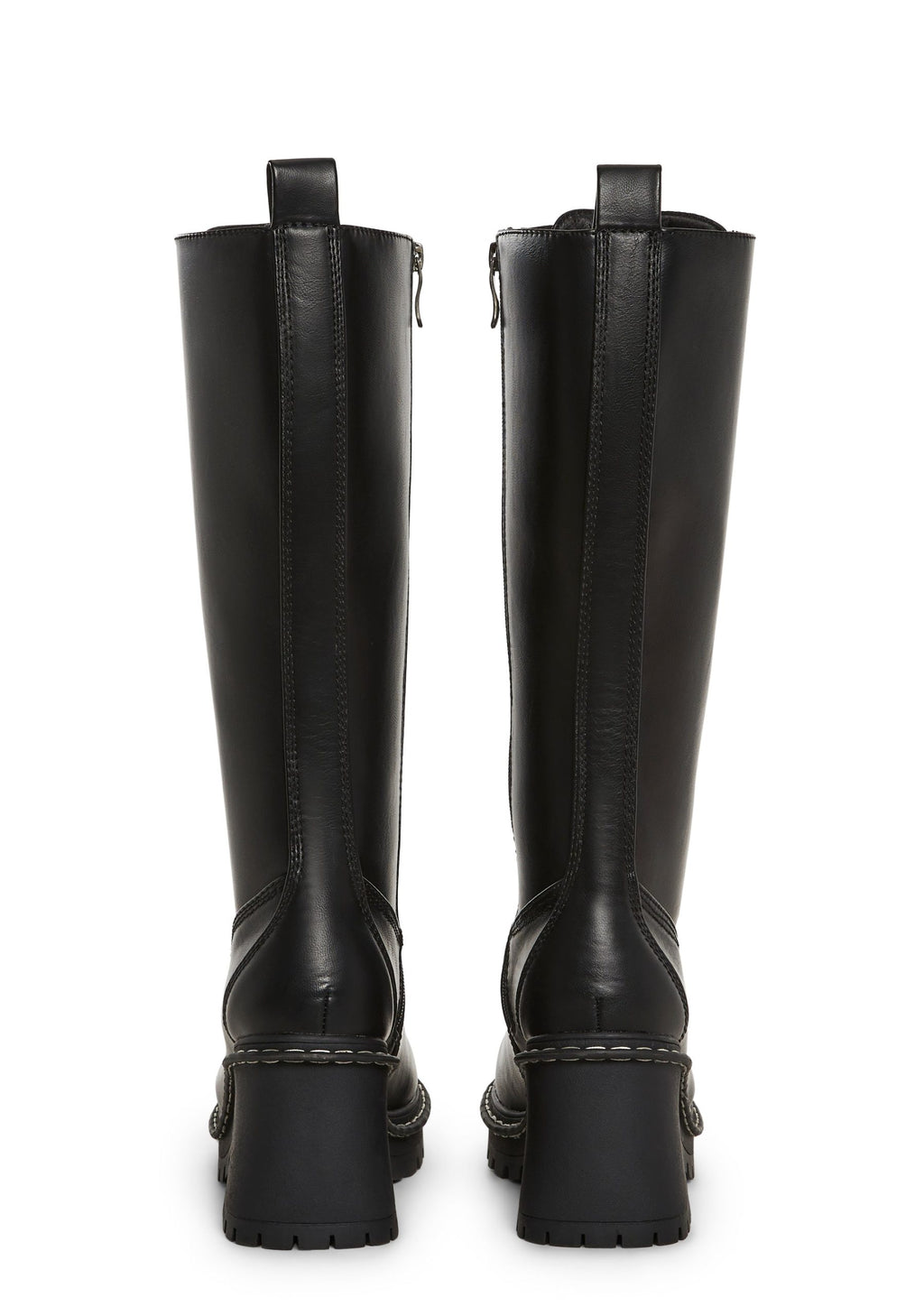Record Shopping Knee High Boots