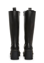 Record Shopping Knee High Boots