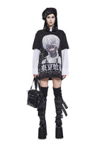 Ken Kaneki Oversized Graphic Tee