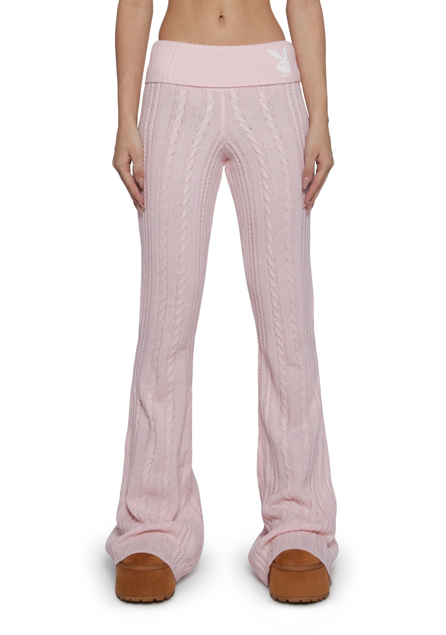 Cable Knit Yoga Pants