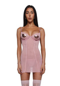 Heart of Metals Chemise Set – Pink