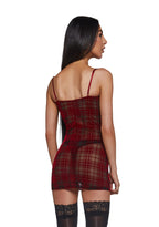 Velvet Lines Lingerie Set