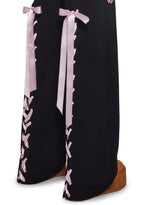 Soft Romance Lacing Bow Sweat Pants