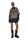 Warp Layered Pullover Hoodie