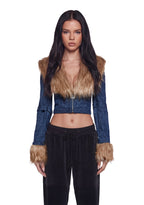 Covet Moto Jacket – Denim