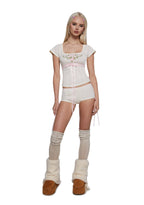Smitten Embroidered Top