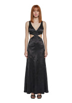 Silken Steps Cut Out Dress
