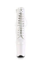 Flamingo-1020 Platform Ankle Boots-White