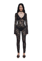 Floral Lace Catsuit