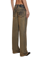 30″ High Rise Slim Wide Jeans