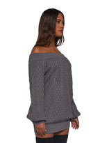 Romantasy Sweater Mini Dress