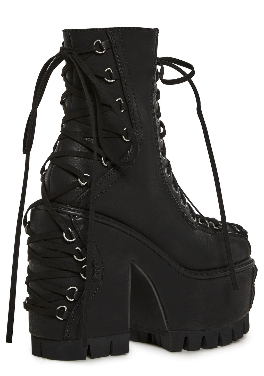 Woodland Lucid Dream Corset Boots – Black