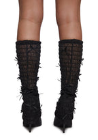 Just Like Me Leg Warmer Pumps