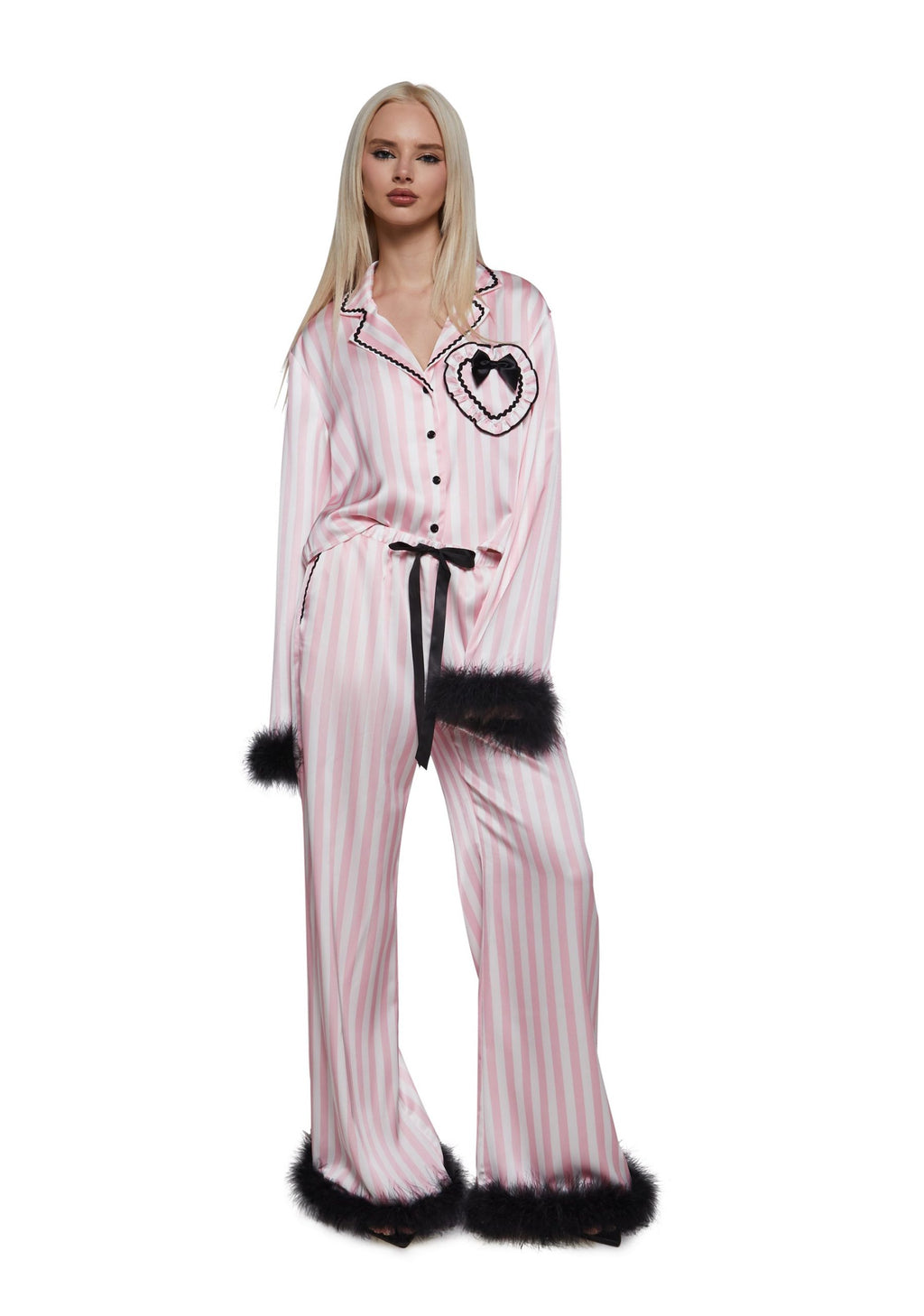 Retro Cutie Satin Sleep Shirt