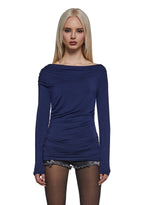 Step Up Long Sleeve Top – Blue