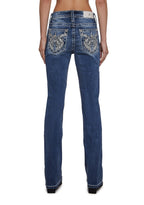 32″ Mid Rise Boot Cut Jeans
