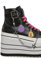 Adventure Time Charm Platform Sneakers