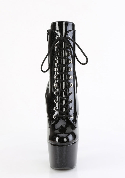 Adore-1020GP Platform Ankle Boots-Black