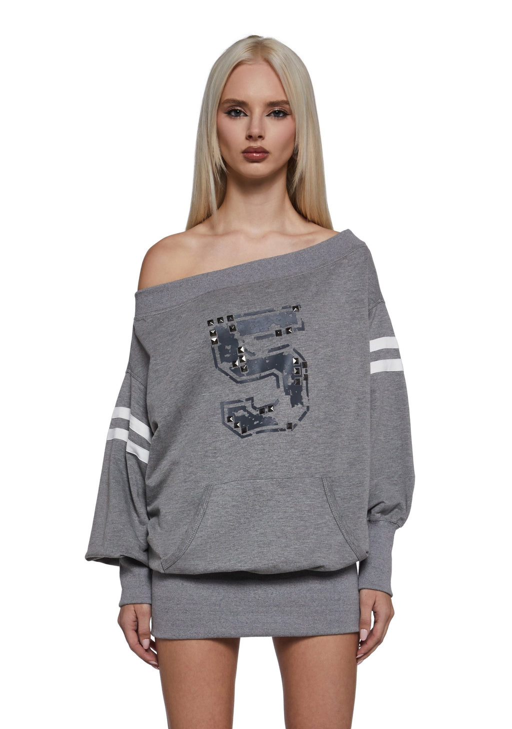 Team Spirit Off The Shoulder Dress