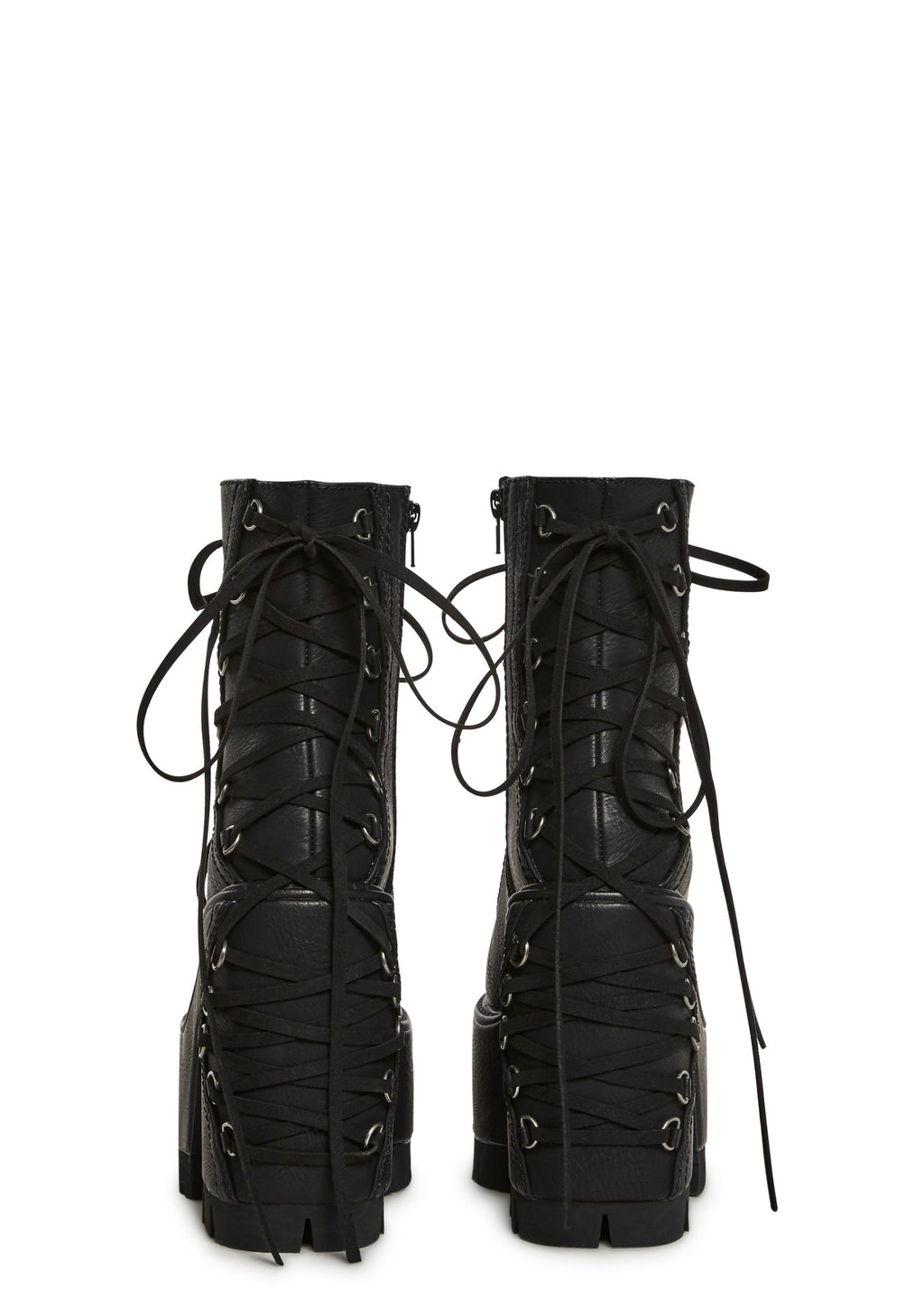 Woodland Lucid Dream Corset Boots – Black