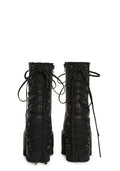 Woodland Lucid Dream Corset Boots – Black