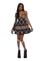 Falling Crush Baby Doll Dress