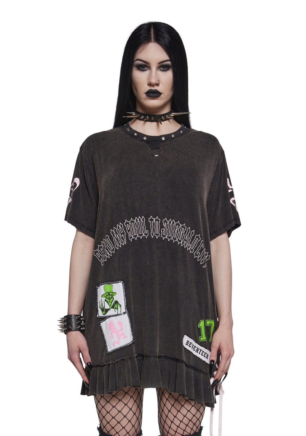Send My Soul Washed Tee Dress